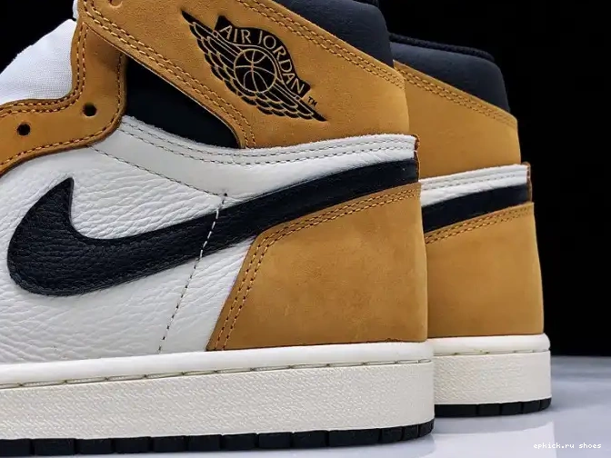 Rep Retro High Year Air 1 555088-700 OG the Rookie of Jordan 0612